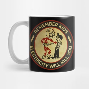 Electricity Will Kill You Retro Mug